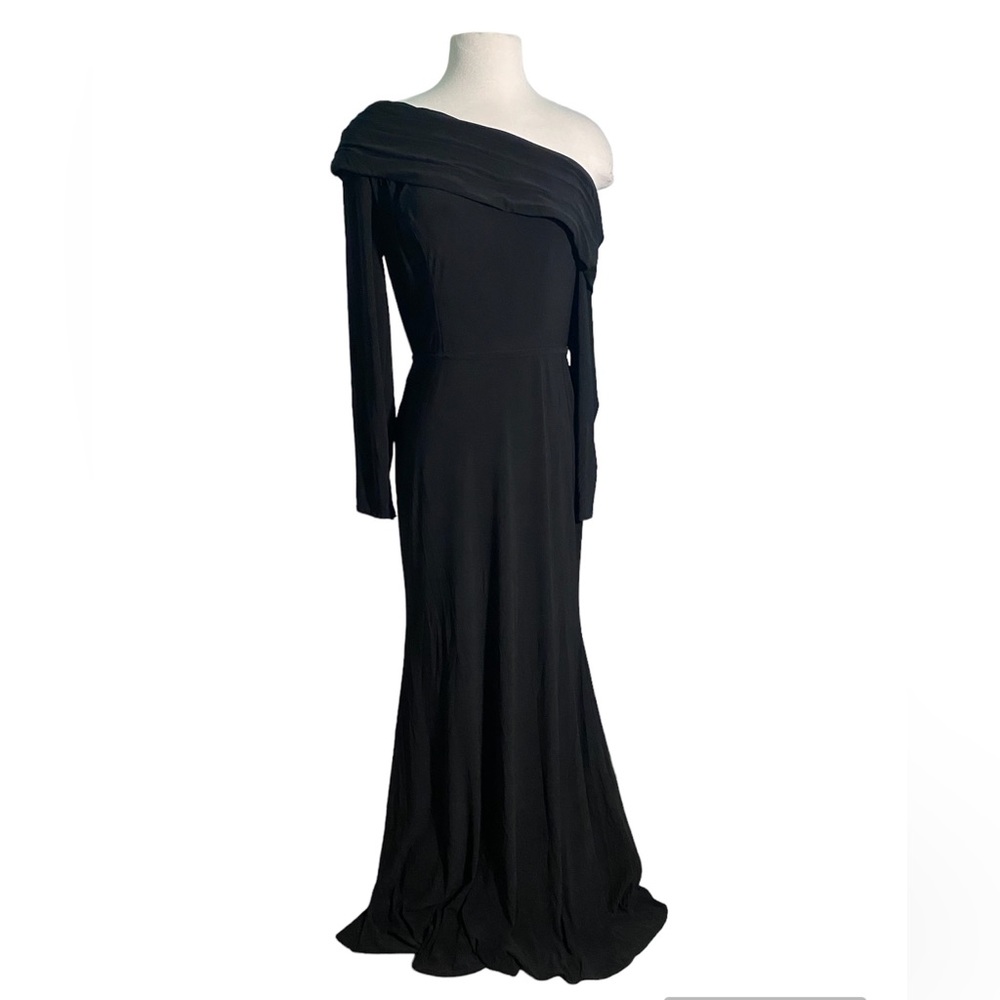 NWT IEENA by mac Duggal style no. 26595 black dress sz-8 - Picture 2 of 6